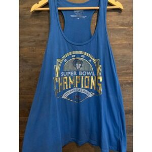 Majestic Threads Los Angeles Rams 2021 Super Bowl Champions Tank Top Mens Medium